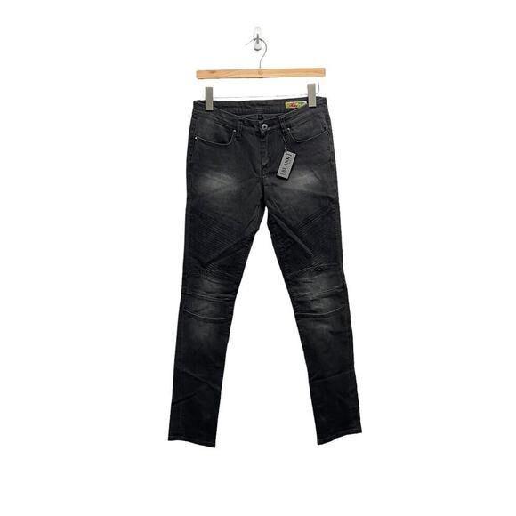 Blank NYC Denim Skinny Leg Ankle‎ Zip Jeans Black - Picture 1 of 12